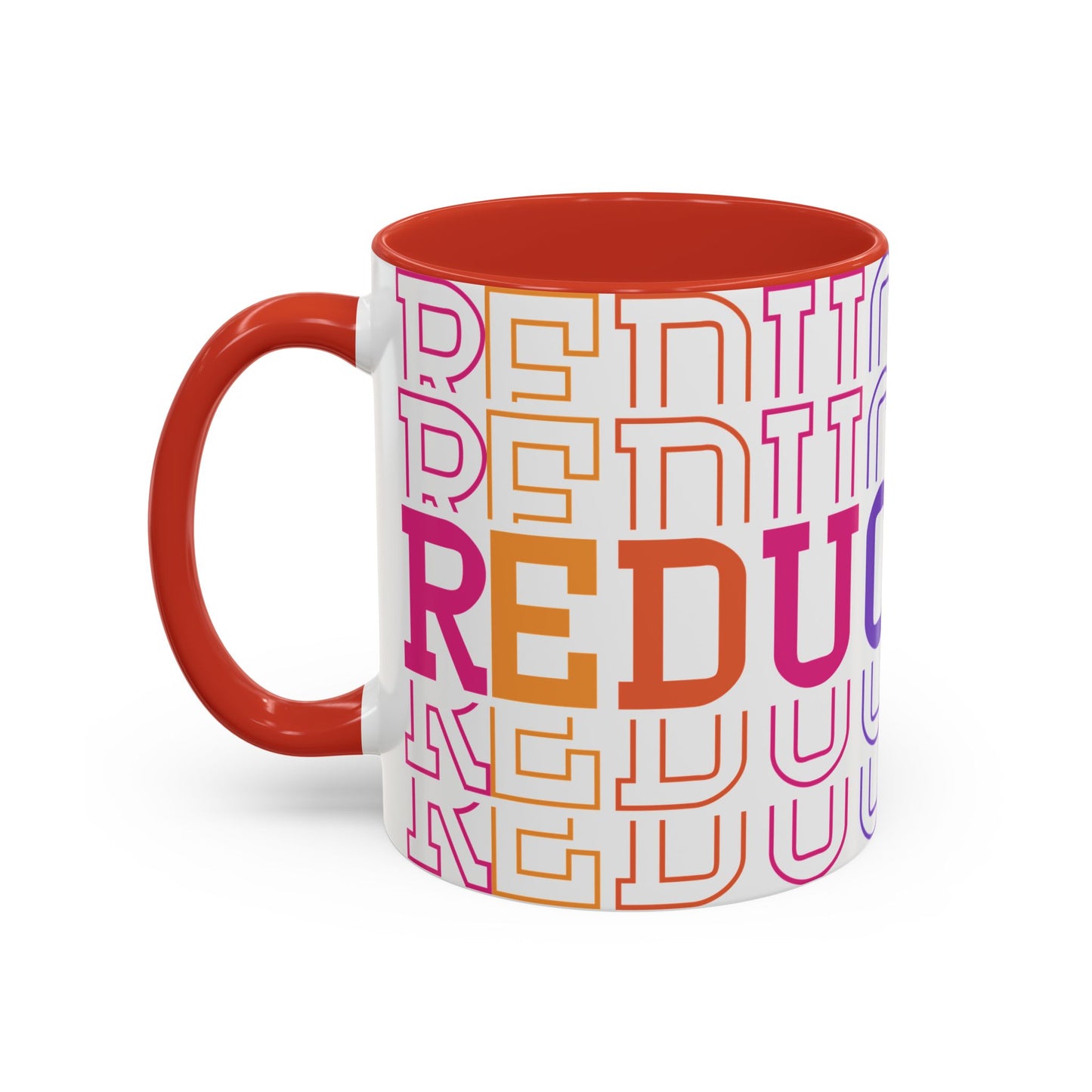 Colorful Educational Accent Coffee Mug - Perfect for Teachers, Graduates, Everyday Use, Gifts for Any Occasion