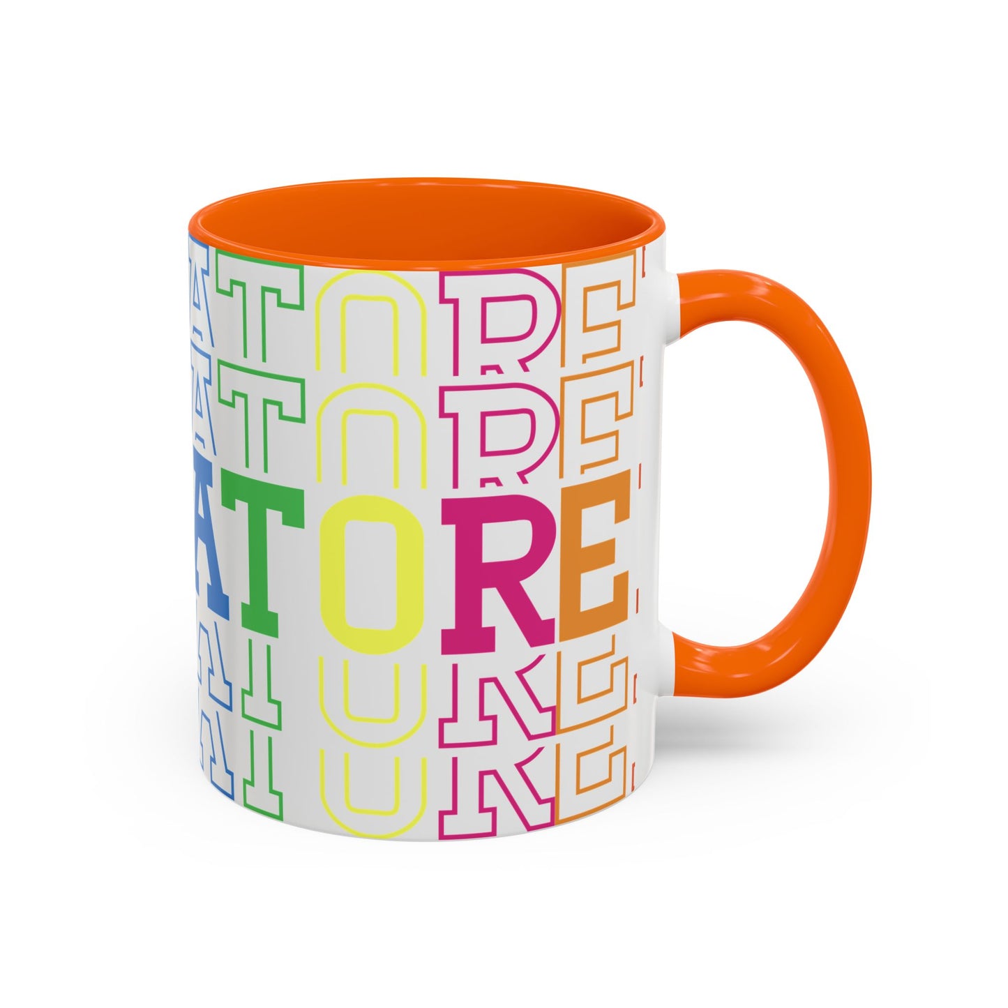 Colorful Educational Accent Coffee Mug - Perfect for Teachers, Graduates, Everyday Use, Gifts for Any Occasion
