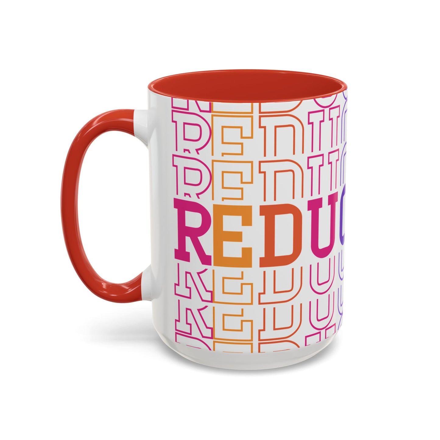 Colorful Educational Accent Coffee Mug - Perfect for Teachers, Graduates, Everyday Use, Gifts for Any Occasion