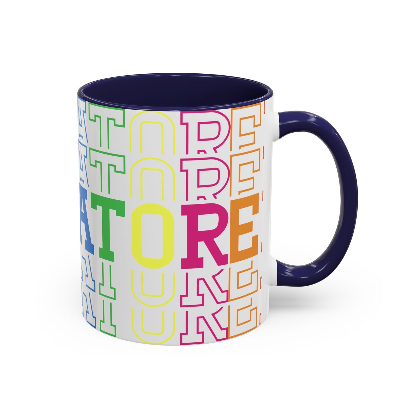 Colorful Educational Accent Coffee Mug - Perfect for Teachers, Graduates, Everyday Use, Gifts for Any Occasion