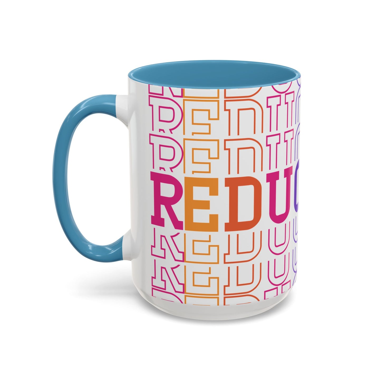 Colorful Educational Accent Coffee Mug - Perfect for Teachers, Graduates, Everyday Use, Gifts for Any Occasion