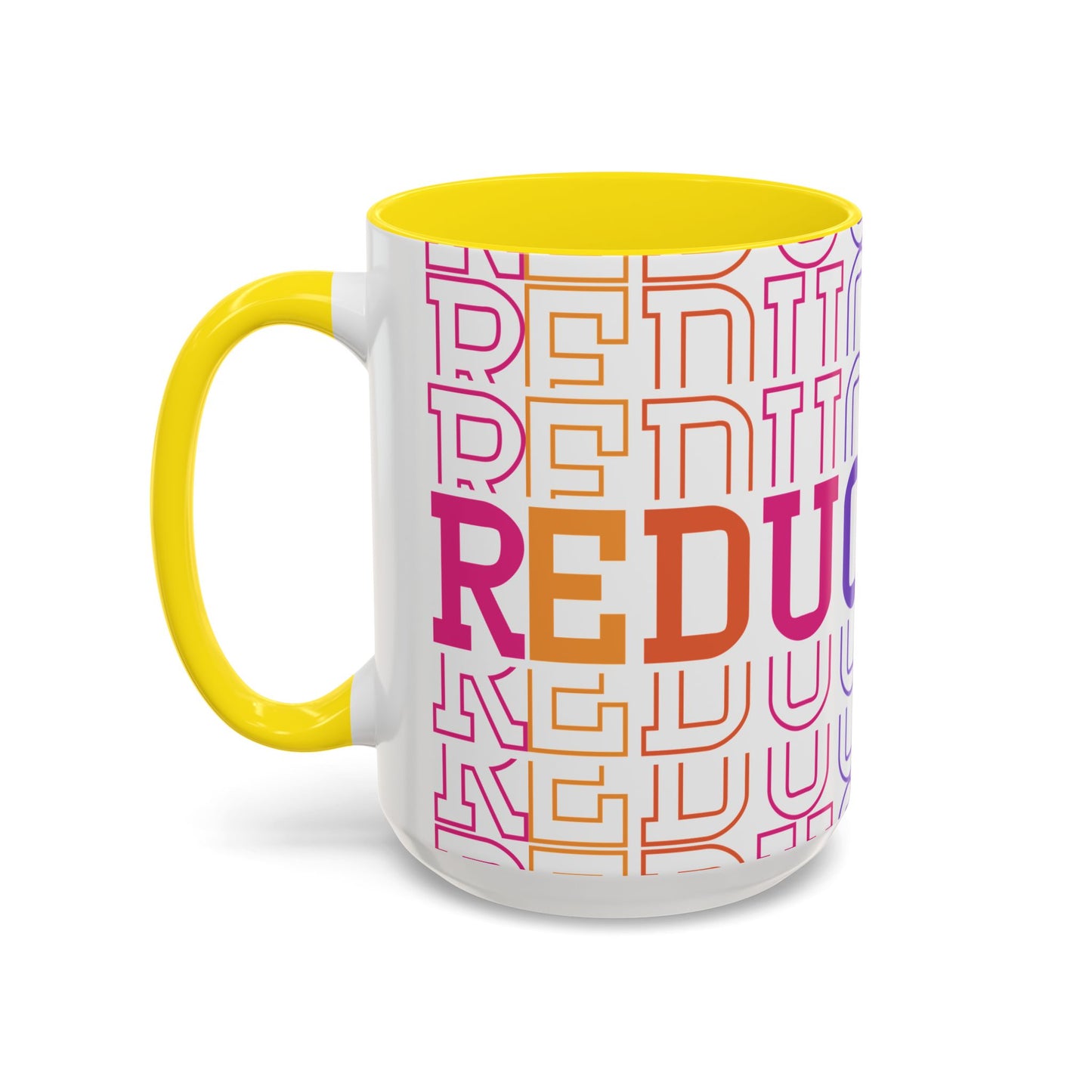 Colorful Educational Accent Coffee Mug - Perfect for Teachers, Graduates, Everyday Use, Gifts for Any Occasion