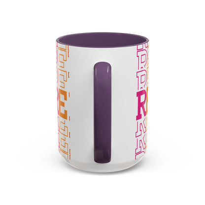 Colorful Educational Accent Coffee Mug - Perfect for Teachers, Graduates, Everyday Use, Gifts for Any Occasion