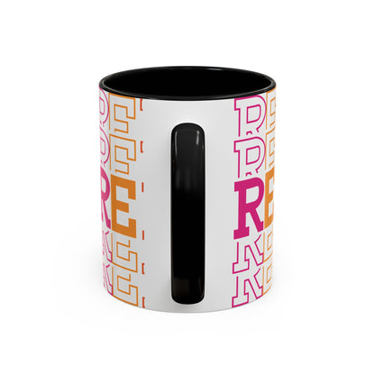 Colorful Educational Accent Coffee Mug - Perfect for Teachers, Graduates, Everyday Use, Gifts for Any Occasion