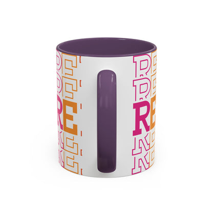 Colorful Educational Accent Coffee Mug - Perfect for Teachers, Graduates, Everyday Use, Gifts for Any Occasion