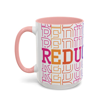 Colorful Educational Accent Coffee Mug - Perfect for Teachers, Graduates, Everyday Use, Gifts for Any Occasion