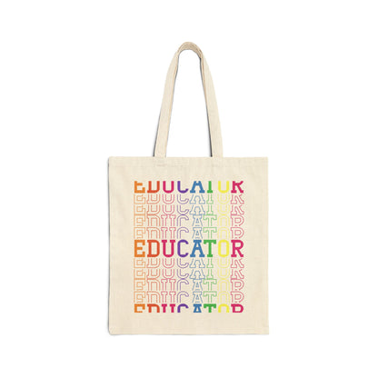 EDUCATOR Tote Bag – Rainbow Edition
