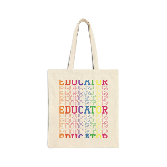 EDUCATOR Tote Bag – Rainbow Edition
