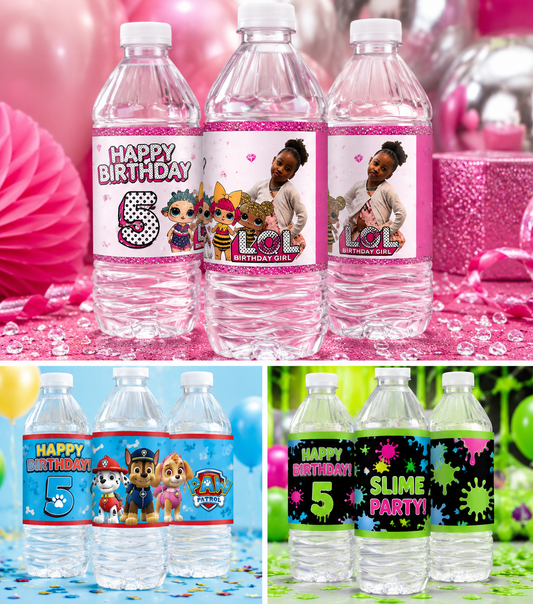 Custom Water Bottle Labels