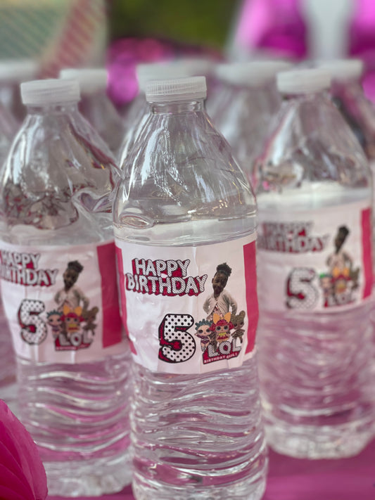 Custom Water Bottle Labels