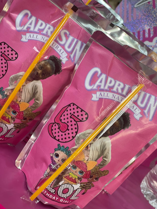 Custom Capri Sun Labels