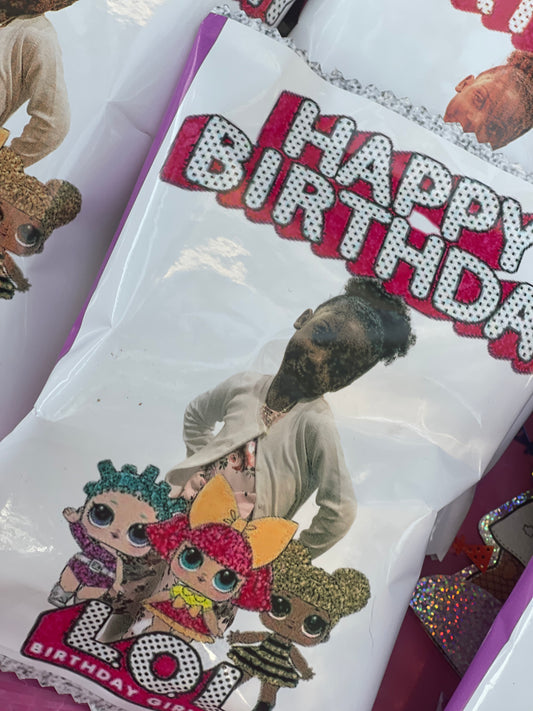 Custom Chip Bag Party Favors