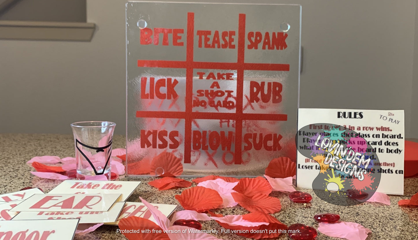 Kinky Tic Tac Toe Adult Game Set