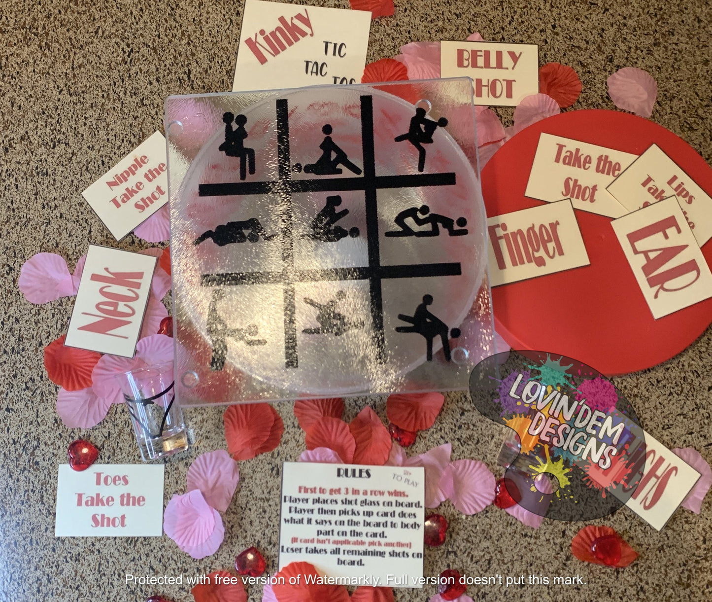 Kinky Tic Tac Toe Adult Game Set