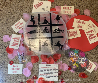 Kinky Tic Tac Toe Adult Game Set